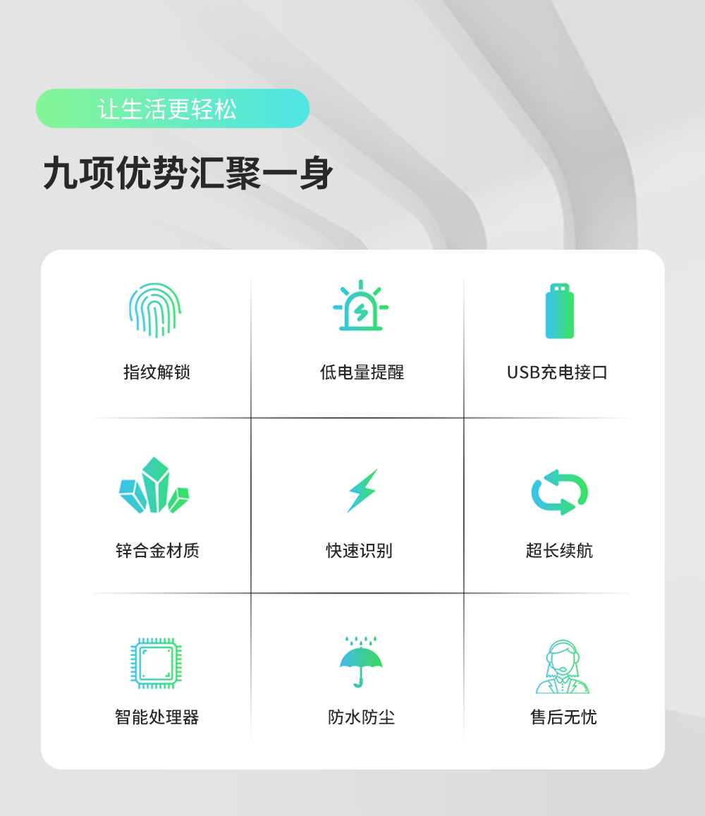 指紋掛鎖的特點(diǎn)